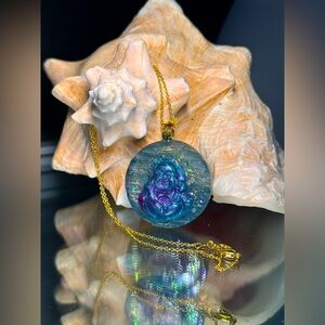 MESMERIZING SWIMMING BUDDHA Necklace